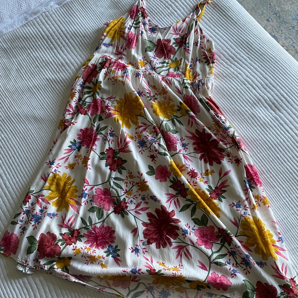 Floral dress WITH POCKETS!!!